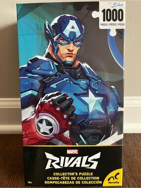 Marvel Rivals Captain America 1000 Piece Collector’s Puzzle